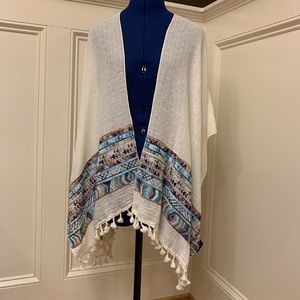 Boho Style Cardigan Poncho